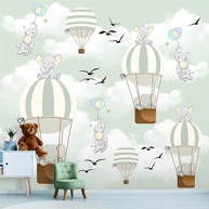 Papel de Parede Elefantes: Decore com Fofura! - imagem 1