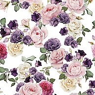 Papel de Parede Floral Rosa e Roxo: Transforme seu Espaço! - imagem 1