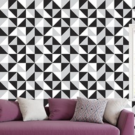 Papel de Parede Geométrico: Renove com Estilo! - imagem 1