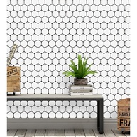 Papel de Parede Hexágono: Renove com Estilo! - imagem 1