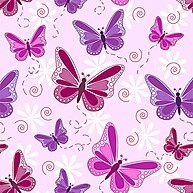 Papel de Parede Infantil Borboletas Rosas: Decore com Facilidade! - imagem 1