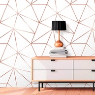 Papel de Parede Rose Gold: Elegância para sua Casa - imagem 1