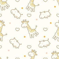 Papel de Parede Safari Baby: Decore com Fofura! - imagem 1
