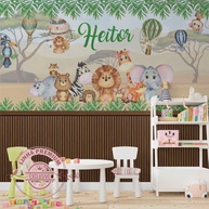 Papel de Parede Safári: Decore Quartos com Estilo! - imagem 1