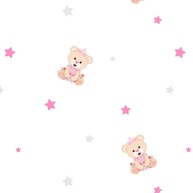 Papel de Parede Ursinha Princesa: Decore com Amor! - imagem 1