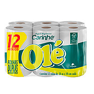 Papel Higiênico Carinho Olé: Conforto em Dobro! - imagem 1