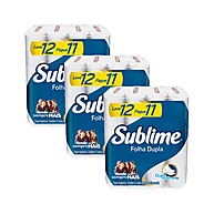 Papel Higiênico Sublime: Kit 3x12 Rolos - imagem 1