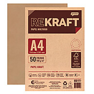 Papel Kraft A4 180g Jandaia – Qualidade e Versatilidade em 50 Folhas - imagem 1