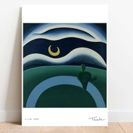 Arte Tarsila do Amaral A Lua A4 - Impressão Licenciada em Papel Teca Premium - imagem 3