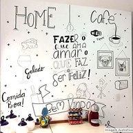 Papel Adesivo Lousa Chalkboard Branco 3m x 70cm - Transforme Qualquer Superfície em Quadro de Giz - imagem 2