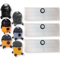3 Sacos Refil Coletor Papel Descartável para Aspiradores Lavor, Alp, Super Compact, Kronos e Power Duo Silent Sublime - imagem 5