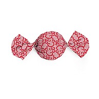Papel Trufa Cromus Renda Vermelha 14,5x15,5cm – 100 Unidades - imagem 1