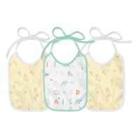 Babador Felpudo Plastificado para Bebê Papi 25cm X 19cm Contém 03 Un Neutro - imagem 1