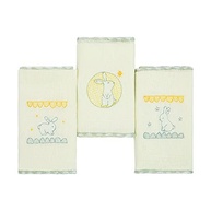 Paninho de Boca PAPI Compose Bordado para Bebê 38x38cm - 3 Unidades em Algodão Macio - imagem 3