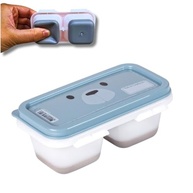 Pote de Papinha para Congelar com 2 Compartimentos 150ml - Rosa/Azul BPA Free - imagem 2