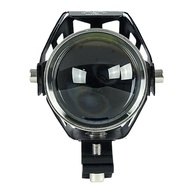 Par de Faróis Auxiliares U5 LED Universal 3 Funções 6000K Branco Strobo para Moto - imagem 4