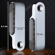 Pisca Seta LED Café Racer Moto Custom - Preto Cromado Laranja (Par) - imagem 3