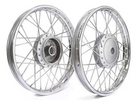 Par de Aros de Roda 4mm para YBR 125 / Factor (Tambor) com Rolamentos - Durabilidade e Performance! - imagem 2