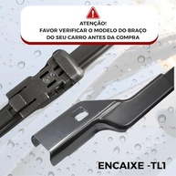 Palhetas Limpador Para-brisa Silicone Tiger Auto Honda New Fit/City (2009-2014) - Par - imagem 3
