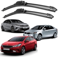 Par de Palhetas Limpador Parabrisa Dianteiro Kia Cerato 2013-2022 - Visibilidade Impecável - imagem 1
