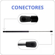Par Amortecedor Porta Malas Palio G1 G2 G3 G4 (96-11) - Tampa Traseira com 47cm Aberto - imagem 3