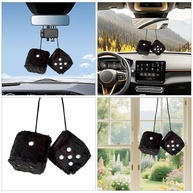 par-dados-carro-seu-divertido-a-no-veiculo-para-de-e-retro-toque-felpudos-a