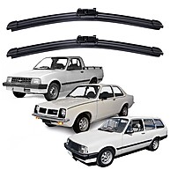 Par de Palhetas Para-brisa Chevete Marajó Chevy 1973 a 1995 - imagem 1