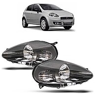 Par Farol Dianteiro Fiat Punto 2008-2012: Estilo e Segurança - imagem 1