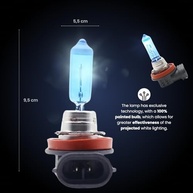 Par de Lâmpadas Super Branca H11 12V 55W: Iluminação Potente e Visibilidade Superior - imagem 5