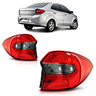 Par Lanterna Traseira Ka Sedan 2015-2018 Bicolor Fumê - imagem 1