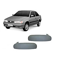 Par Macaneta Externa Logus/Pointer 93/96 Cinza Sem Chave - imagem 1