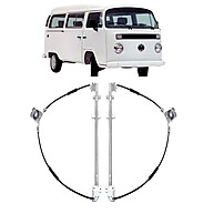 Par Máquina Vidro Manual Kombi 1975 a 2007 – Completo! - imagem 1