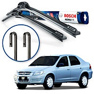 Par Palheta Limpador Prisma 2006-2012 Bosch Aerofit - imagem 1