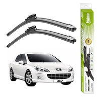 Par de Palhetas Limpador Parabrisa Valeo Evolution Peugeot 407 (2004-2009) - Visão Clara e Segura - imagem 2