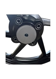 RODA DE LIGA LEVE 1.60X18/1.85X18 6 PALITOS CG 125 TITAN KS 2000 Á 2004 (PAR) C/ROLAM/PRETO - imagem 4