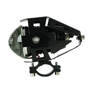 Par de Faróis Auxiliares U5 LED Universal 3 Funções 6000K Branco Strobo para Moto - imagem 5