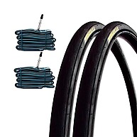 Par Pneu Pirelli Alpha Speed 700x23 + 2 Câmaras Kenda 700 - imagem 1