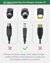 Carregador Fonte 90W para Resmed AirSense 10 / AirStart 10 / AirCurve - Adaptador CA 24V bivolt - imagem 4