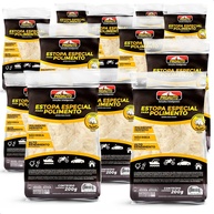 KIT 12 Estopas para Polimento 100% Algodão Branca Proauto - Alta Performance - imagem 1