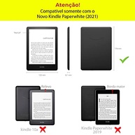 Capa Webookers WB para Kindle Paperwhite 11ª Geração (2021) - Silicone Flexível, Sensor Magnético e Função Mãos Livres - Freedom Preta - imagem 3