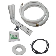 Kit de Instalação para Ar Condicionado 2,50m - Tubos 1/4" e 3/8" para 9000 e 12000 BTUs - imagem 2