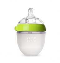 Mamadeira Comotomo Verde 150ml - Design Natural para Bebês Recém-Nascidos - imagem 1