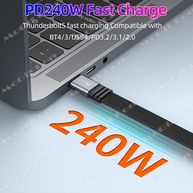 Cabo Thunderbolt 5 240W: 80Gbps e Vídeo 8K para iPhone 17 - imagem 4