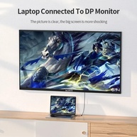 Cabo Adaptador HDMI para DisplayPort 4K - Conexão Perfeita de 1,8m - imagem 5