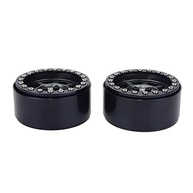 Rodas de Alumínio Pesado 1.9" Pretas para Carros RC 1/10 - Durabilidade e Performance - imagem 2