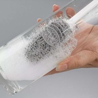 Kit 2 Escovas de Silicone Premium 360° para Limpeza Profunda de Garrafas e Copos - imagem 3
