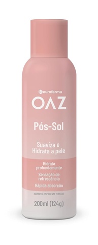 OAZ Pós Sol Aerosol 200ml: Alívio Refrescante e Hidratação Profunda para Sua Pele - imagem 1