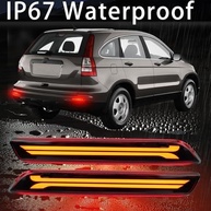 Kit Refletor LED Para-choque Traseiro Honda CR-V 2010-2011: Segurança e Estilo com Luzes de Freio e DRL - imagem 5