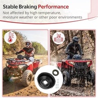 Tampa Tambor Freio Traseiro JAVIK para Honda Rancher 420 TRX420 (2007-2013) com Parafuso e Vedação - imagem 5