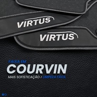 Conjunto de Tapetes Emborrachados para VW Virtus 2017-2024: Proteção Total e Limpeza Fácil - imagem 5
